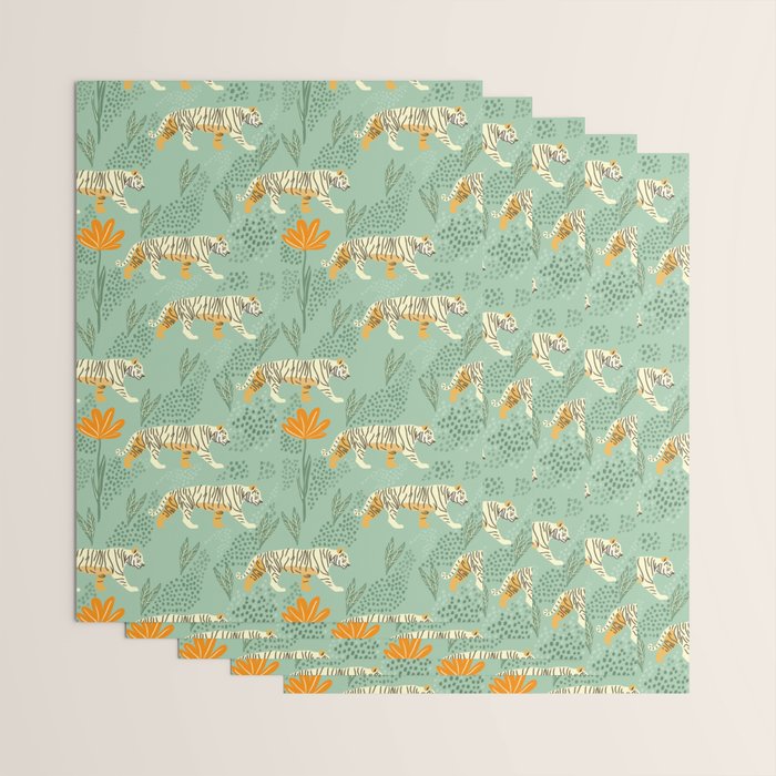 The tiger pattern Wrapping Paper Gallery Image 3