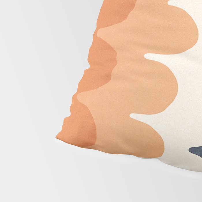 Wavy Doodles Pattern Pillow Sham Gallery Image 4
