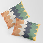 Wavy Doodles Pattern Pillow Sham Gallery Image 3