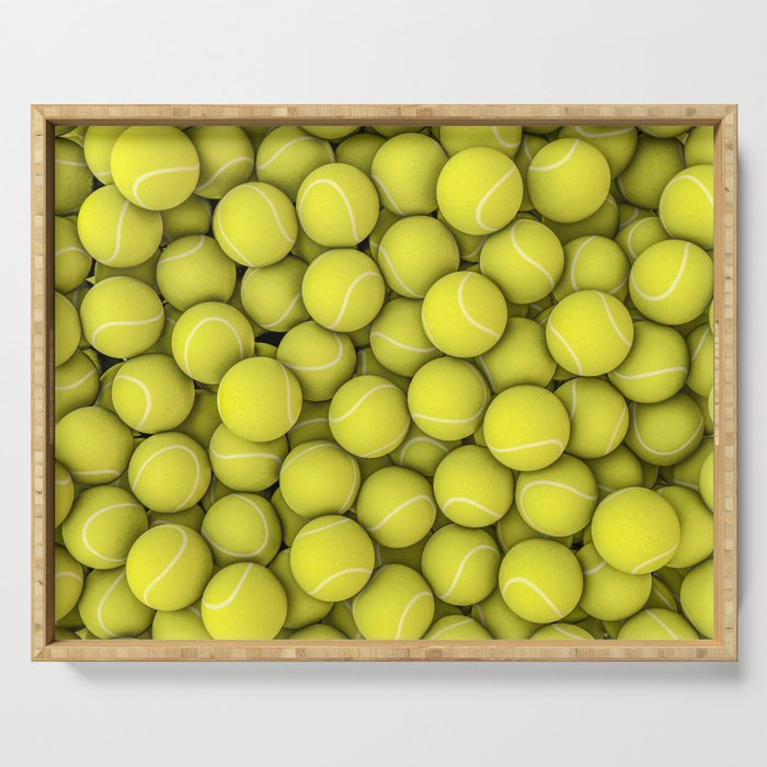 Tennis balls Serving Tray Gallery Image 1