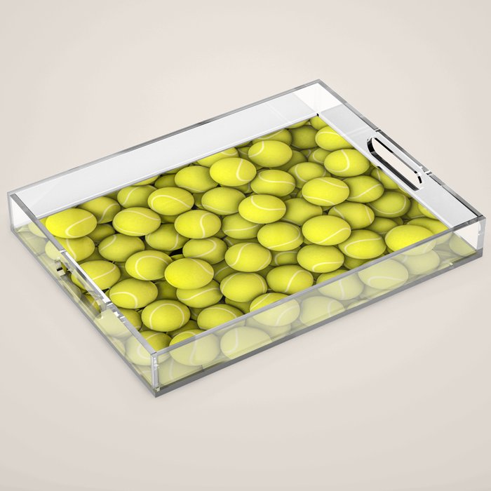 Tennis balls Acrylic Tray Gallery Image 1