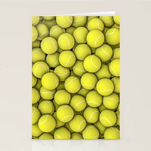 Tennis balls Stationery Card Gallery Image 1