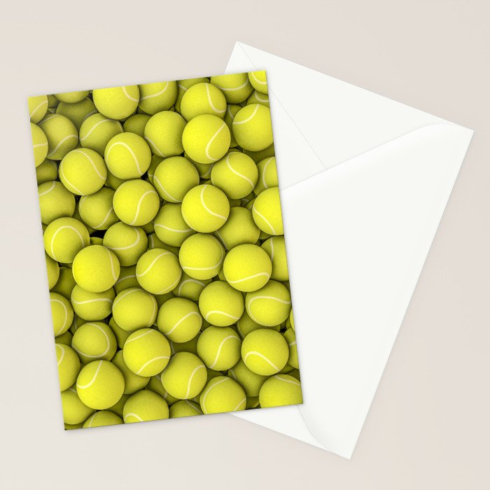 Tennis balls Stationery Card Gallery Image 2