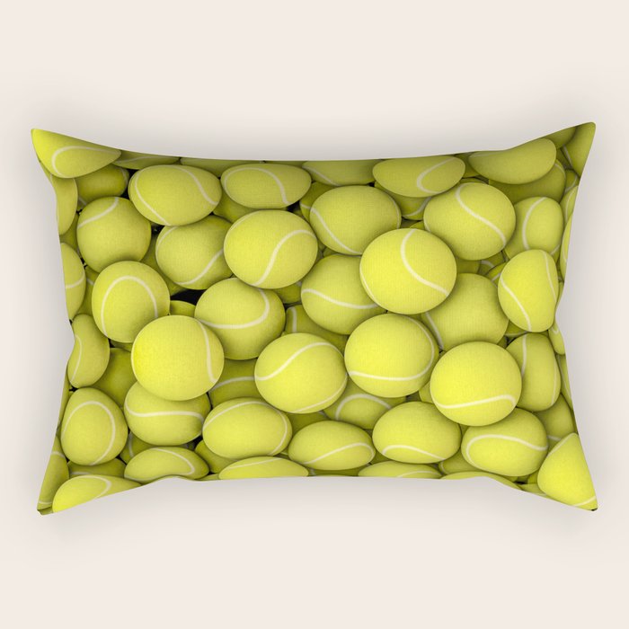 Tennis balls Rectangular Pillow Gallery Image 1