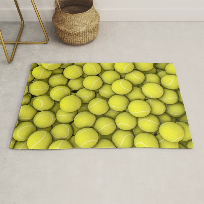 Tennis balls Rug Gallery Image 1