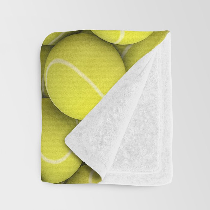 Tennis balls Throw Blanket Gallery Image 3
