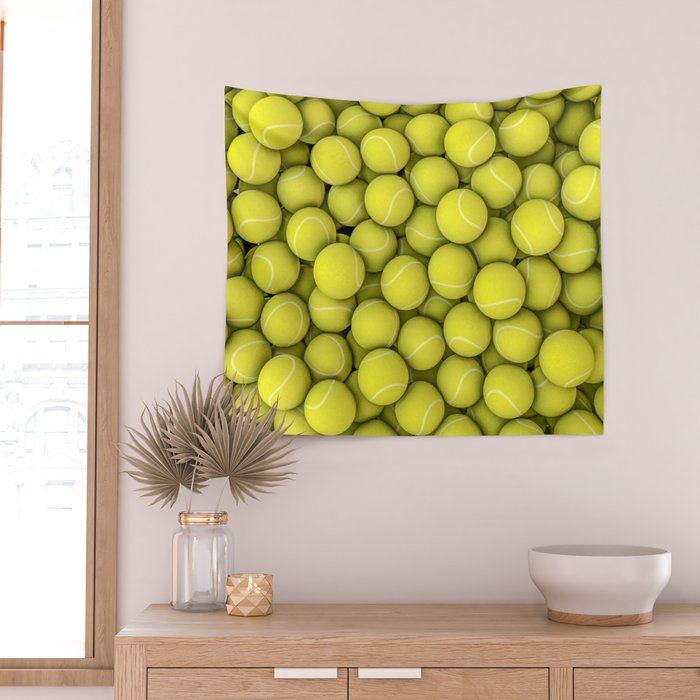 Tennis balls Wall Tapestry Gallery Image 2