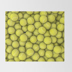 Tennis balls Throw Blanket Gallery Image 2