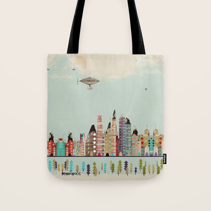 visit minneapolis minnesota Tote Bag Gallery Image 1