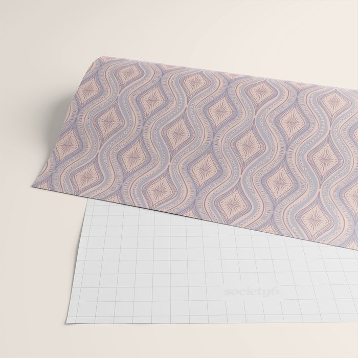 Hand-drawn Symmetrical Pattern #1 Wrapping Paper Gallery Image 2