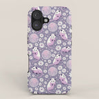 Disco Opossums and Daisies  Retro Pattern iPhone Case Gallery Image 1