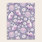 Disco Opossums and Daisies  Retro Pattern Notebook Gallery Image 4