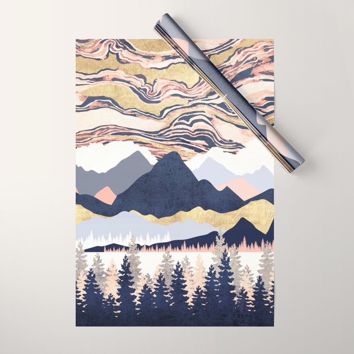 Winter's Sky Wrapping Paper Gallery Image 1