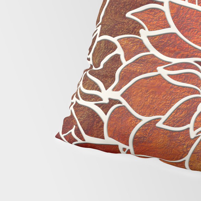 Dahlia Flower Pattern 18 Pillow Sham Gallery Image 4