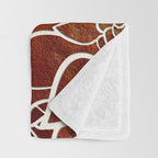 Dahlia Flower Pattern 18 Throw Blanket Gallery Image 3