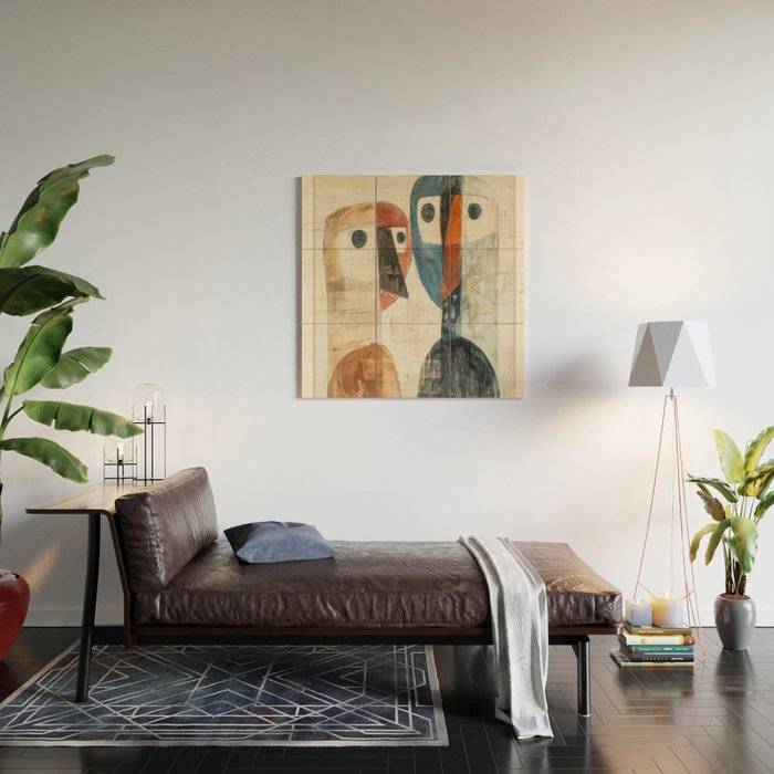 Bird Duality II Wood Wall Art Gallery Image 2