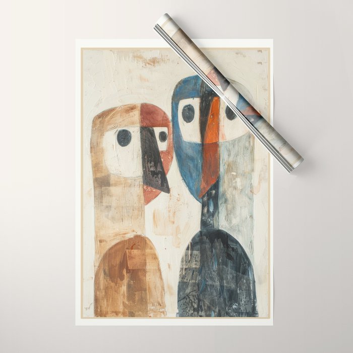 Bird Duality II Wrapping Paper Gallery Image 1