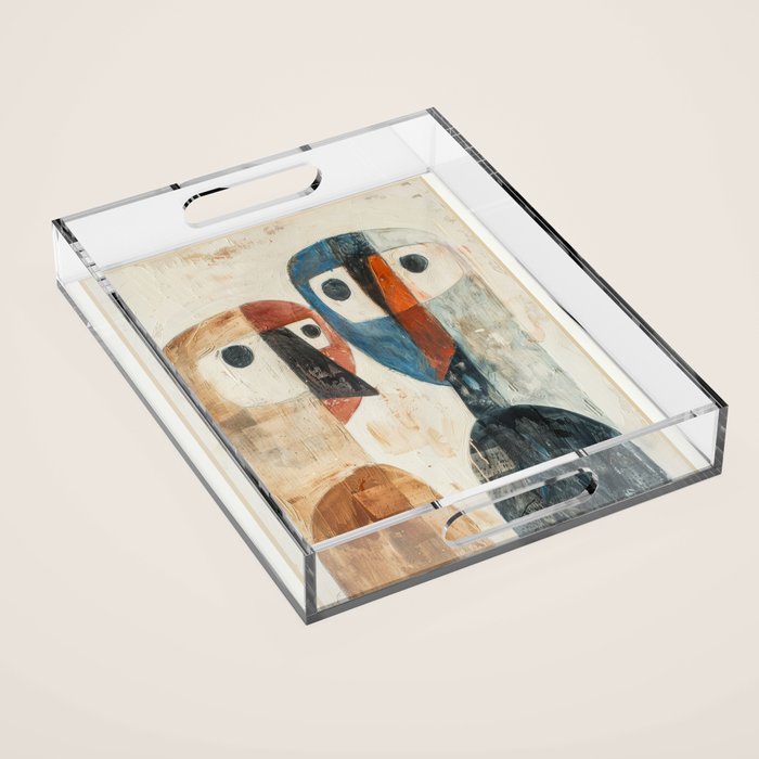 Bird Duality II Acrylic Tray Gallery Image 1