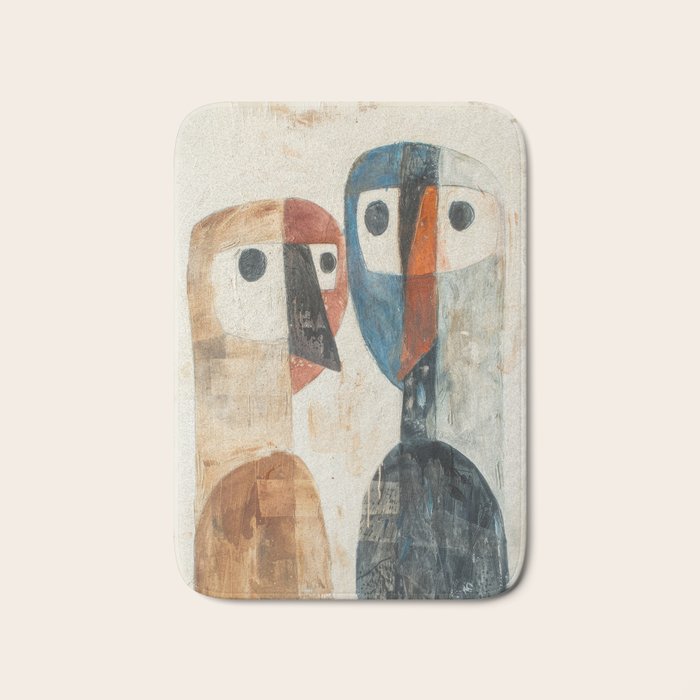 Bird Duality II Bath Mat Gallery Image 1
