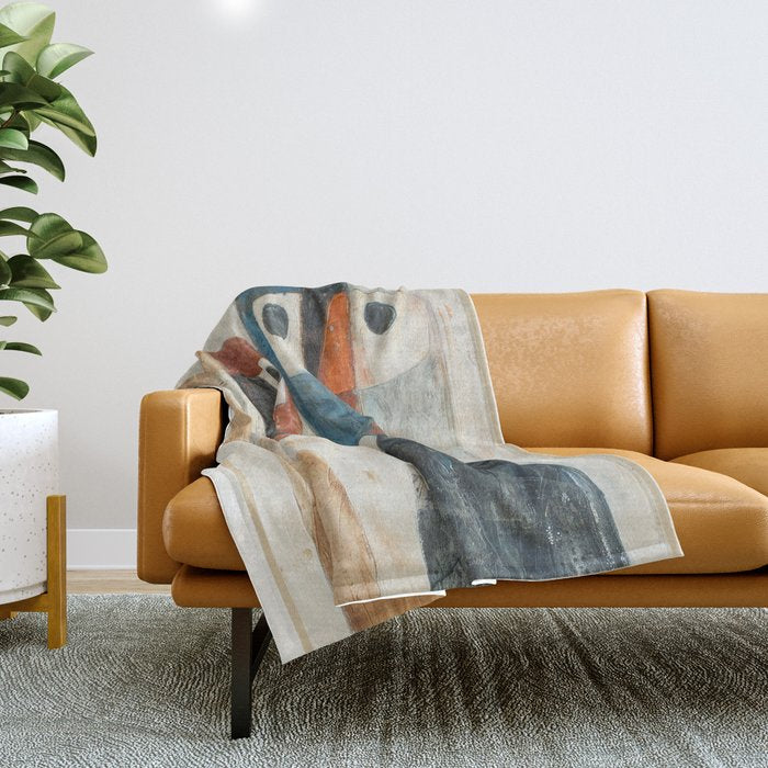 Bird Duality II Throw Blanket Gallery Image 1