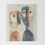 Bird Duality II Throw Blanket Gallery Image 2