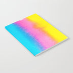 Rainbow, Watercolor Painting Abstract Colorful Fun, Urban Eclectic Contemporary Party Bohemian Notebook Gallery Image 2