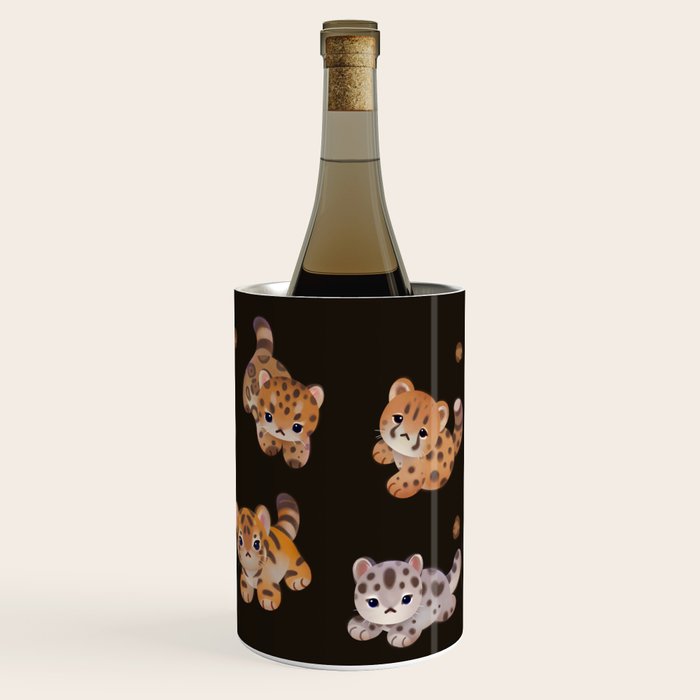 The year of big cat cubs - dark Wine Chiller Gallery Image 3