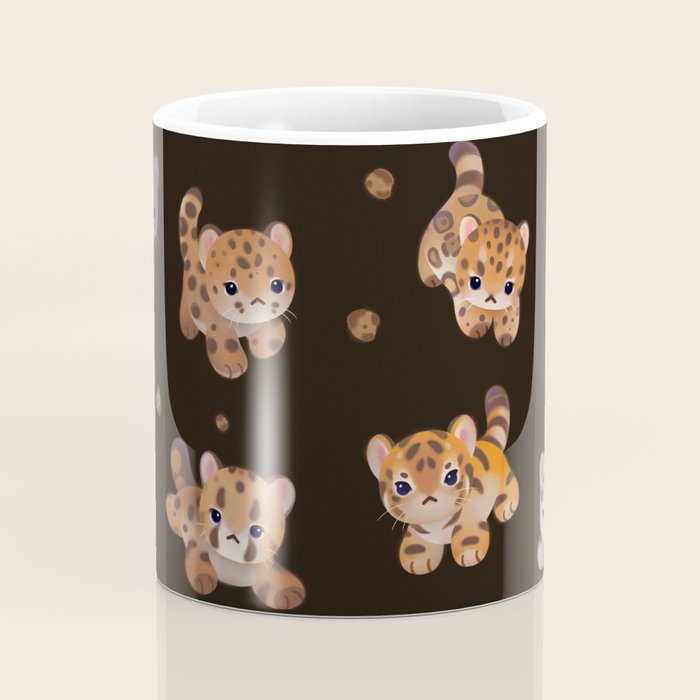 The year of big cat cubs - dark Coffee Mug Gallery Image 4