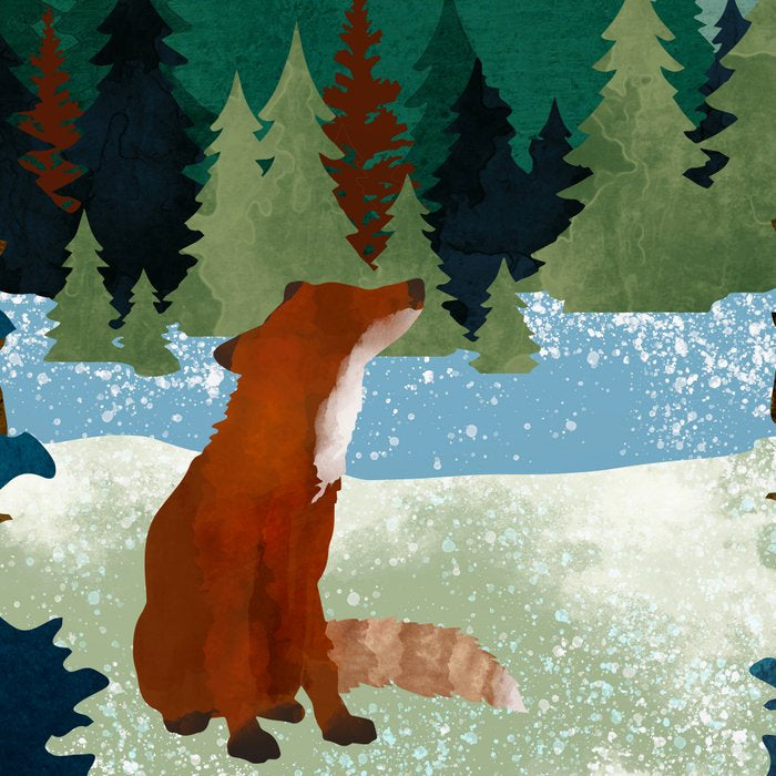 Winter Fox Vista Coffee Mug Gallery Image 2