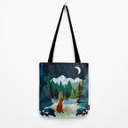 Winter Fox Vista Tote Bag Gallery Image 2