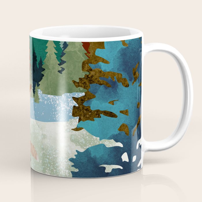 Winter Fox Vista Coffee Mug Gallery Image 1
