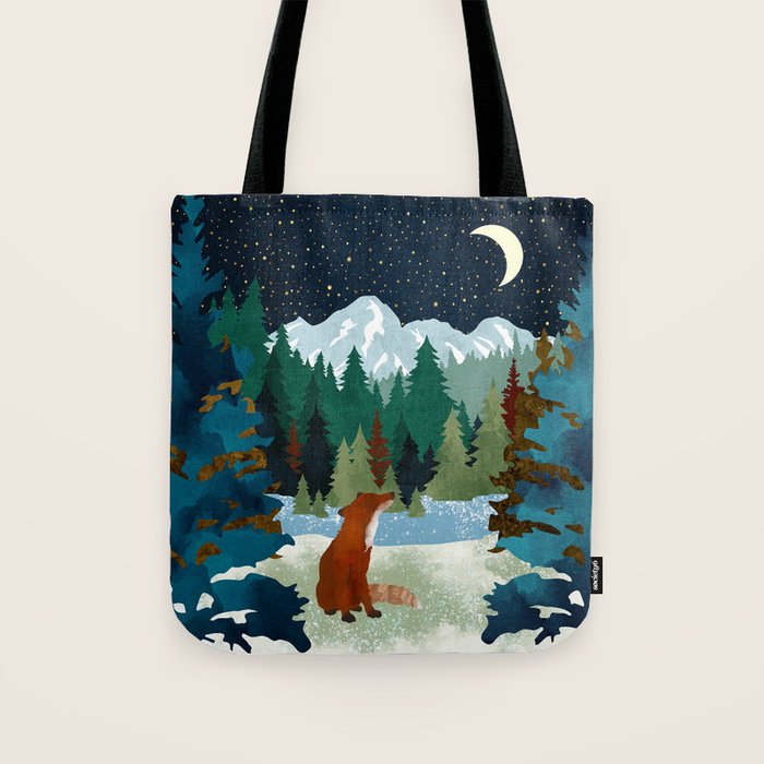 Winter Fox Vista Tote Bag Gallery Image 1