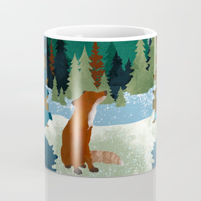 Winter Fox Vista Coffee Mug Gallery Image 4