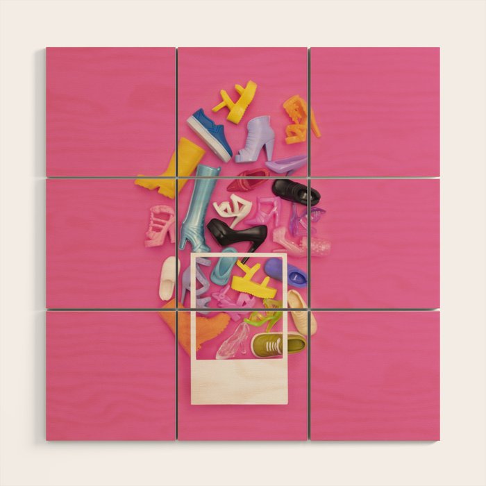 Tiny shoes Wood Wall Art Gallery Image 1