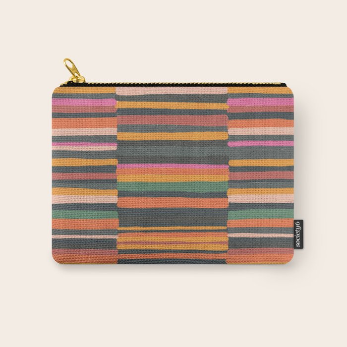 Striped pattern 02 Carry All Pouch Gallery Image 1