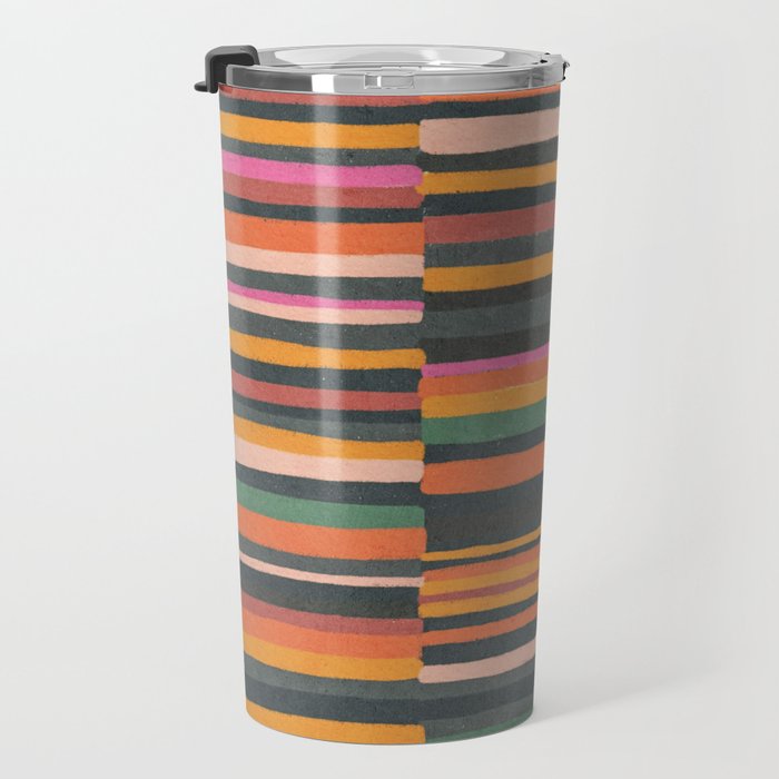 Striped pattern 02 Travel Mug Gallery Image 3