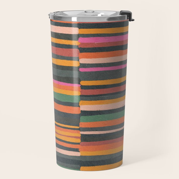 Striped pattern 02 Travel Mug Gallery Image 2