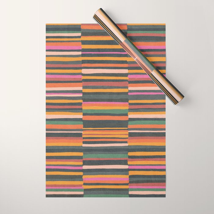 Striped pattern 02 Wrapping Paper Gallery Image 1