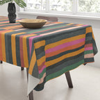 Striped pattern 02 Tablecloth Gallery Image 3