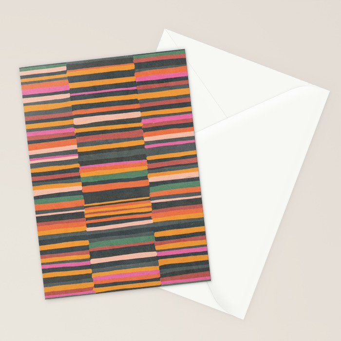 Striped pattern 02 Stationery Card Gallery Image 2