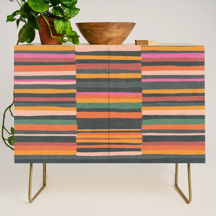 Striped pattern 02 Credenza Gallery Image 1