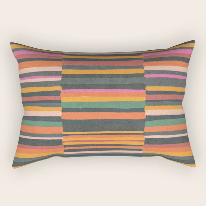 Striped pattern 02 Rectangular Pillow Gallery Image 2