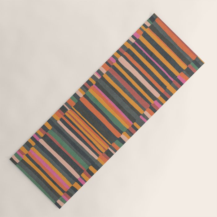 Striped pattern 02 Yoga Mat Gallery Image 1