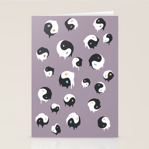 Yinyang pattern 1p  Stationery Card Gallery Image 1