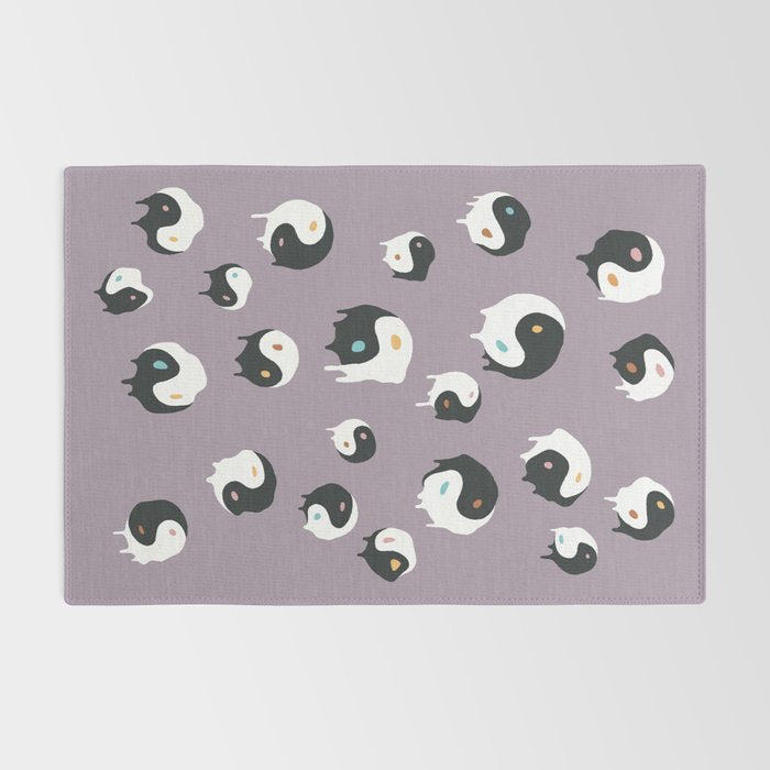 Yinyang pattern 1p  Rug Gallery Image 2