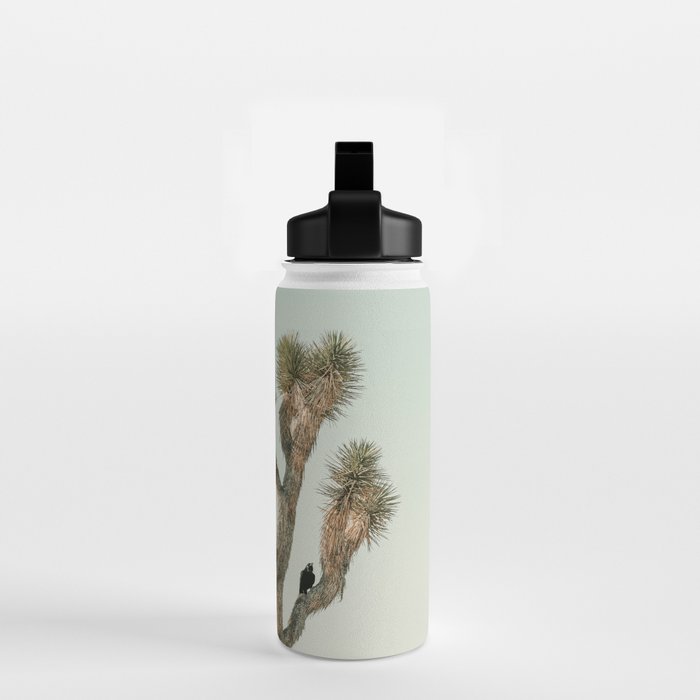 Joshua Tree With Crow - Modern Fine Art Photograph Water Bottle Gallery Image 2