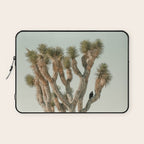 Joshua Tree With Crow - Modern Fine Art Photograph Laptop Sleeve Gallery Image 1