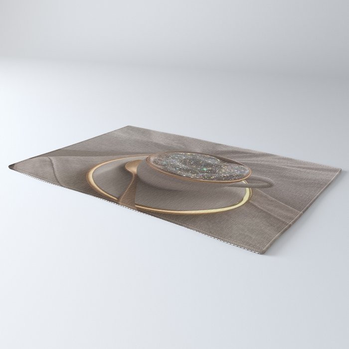Cappuccino for anyone ? | coffee | breakfast | morning | mood | beige | tasty | happy Rug Gallery Image 3