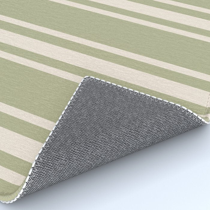Mediterranean Ticking Stripe Sage Sand  Rug Gallery Image 4