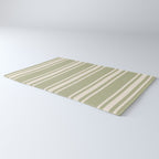 Mediterranean Ticking Stripe Sage Sand  Rug Gallery Image 3